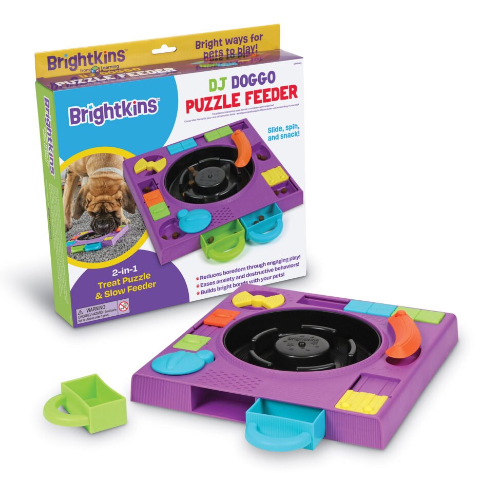 Jeux d'intelligence jeux de réflexion puzzle Brightkins Dj Doggo pour chien chat