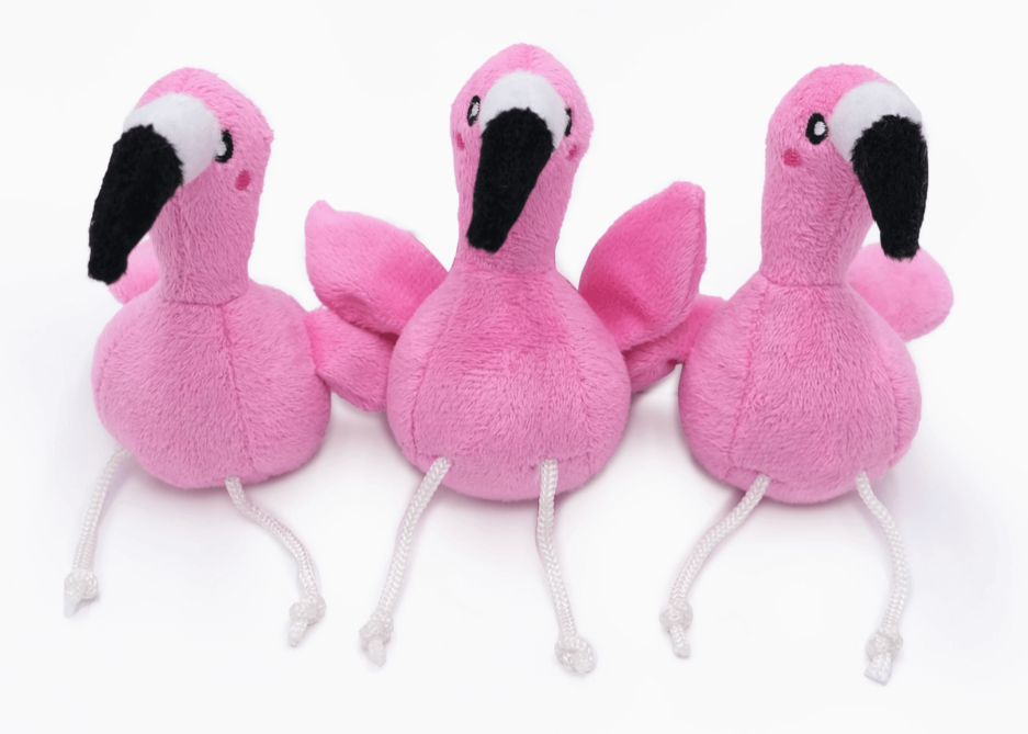 Jeu de recherche et de fouille pour chien - Zippy Burrow - Flamants roses à Monstera - ZippyPaws