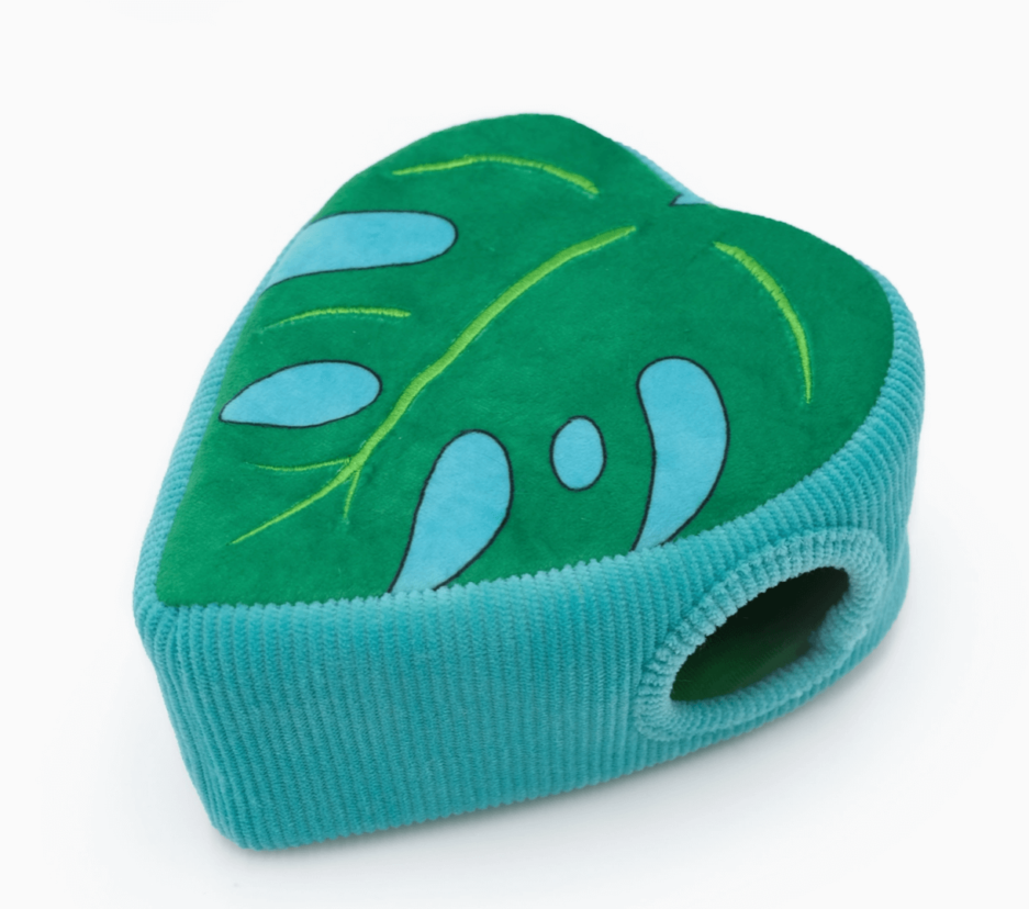 Jeu de recherche et de fouille pour chien - Zippy Burrow - Flamants roses à Monstera - ZippyPaws