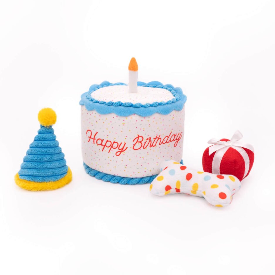Jouet d’occupation en peluche pour chien - Zippy Burrow Gâteau - ZippyPaws