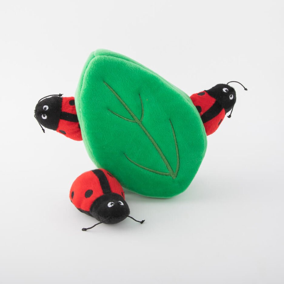 Peluche de flair pour chien - Zippy Burrow - Coccinelles en forme de feuille - Zippypaws