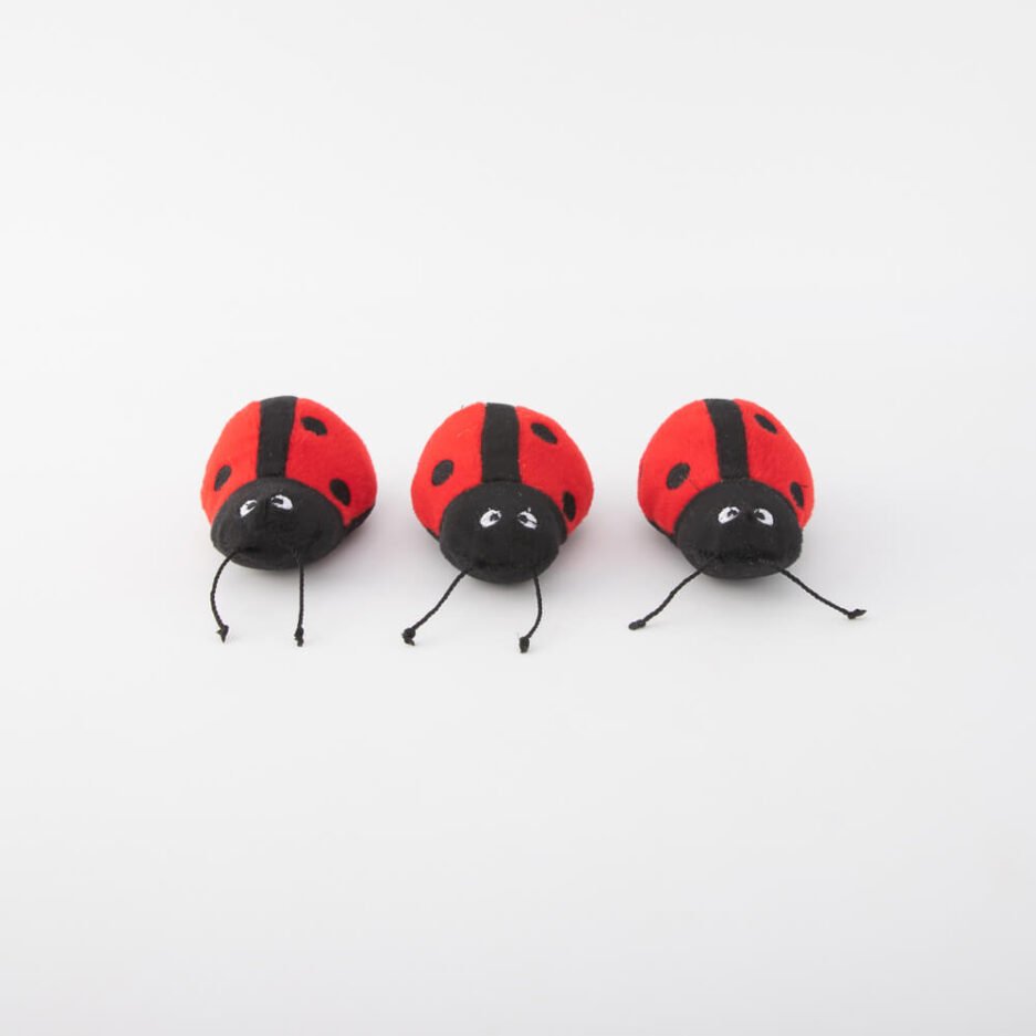 Peluche de flair pour chien - Zippy Burrow - Coccinelles en forme de feuille - Zippypaws