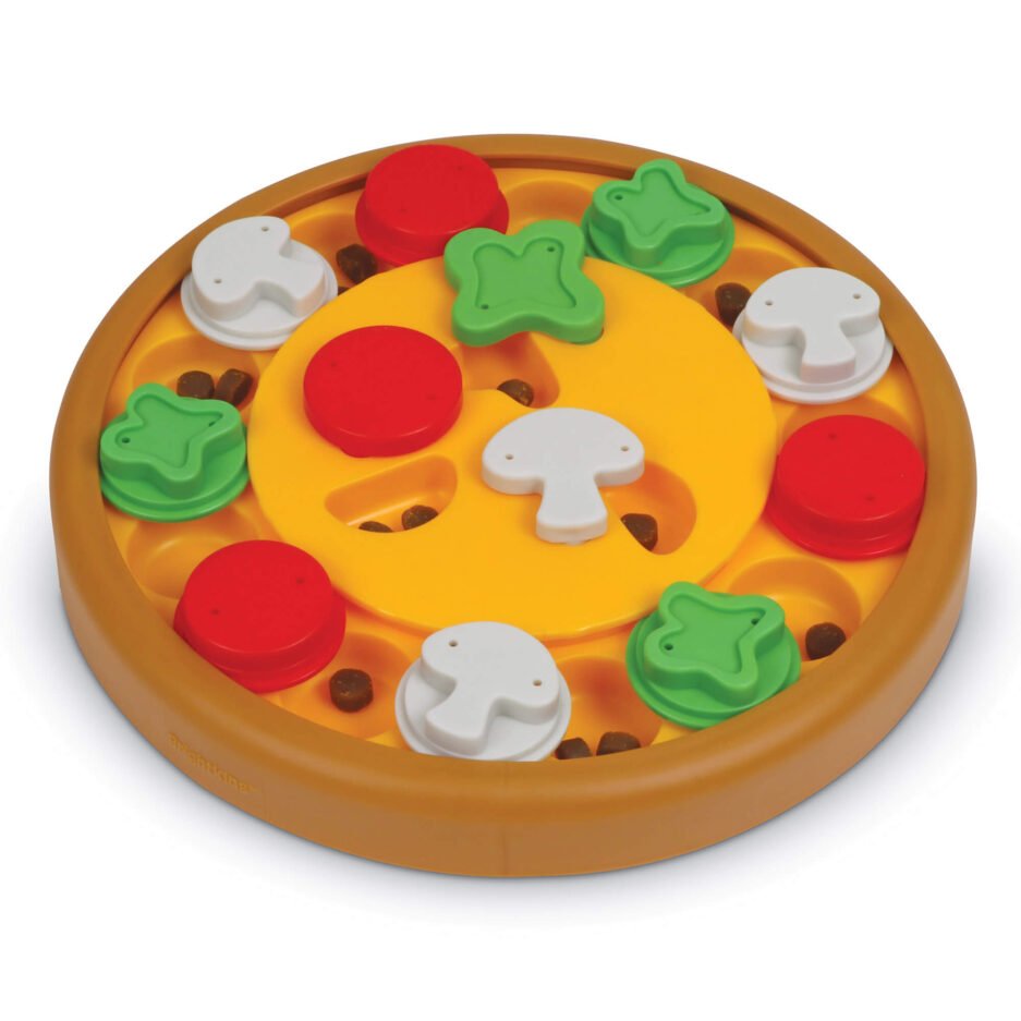 jeux d'intelligence pour chien pizza party
