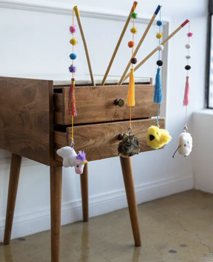 Canne à pêche Zippystick jouet pour chat