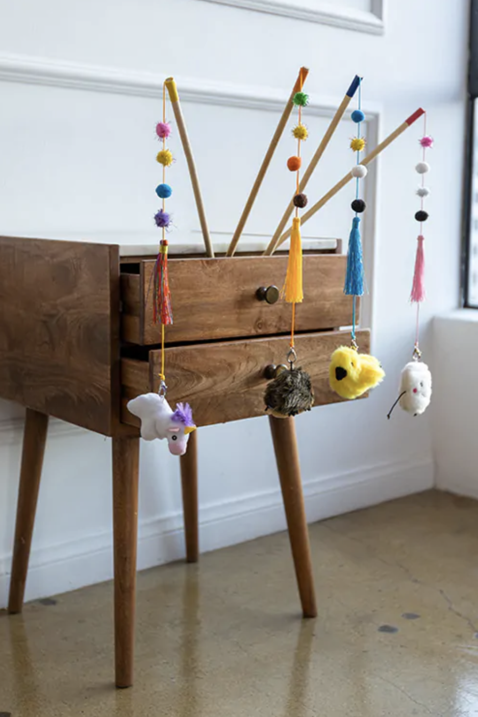 Canne à pêche Zippystick jouet pour chat