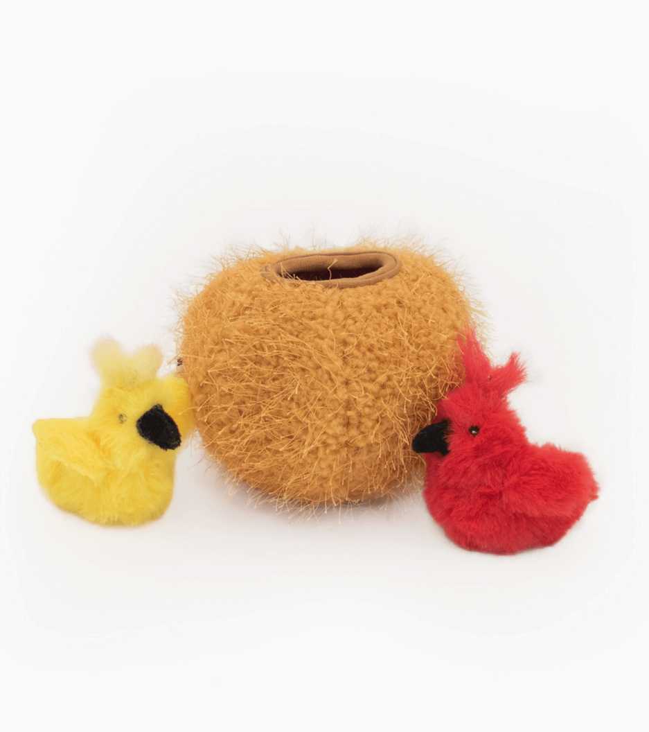 ZippyClaws® Burrow® - Oiseaux dans un nid - Jouet pour chat