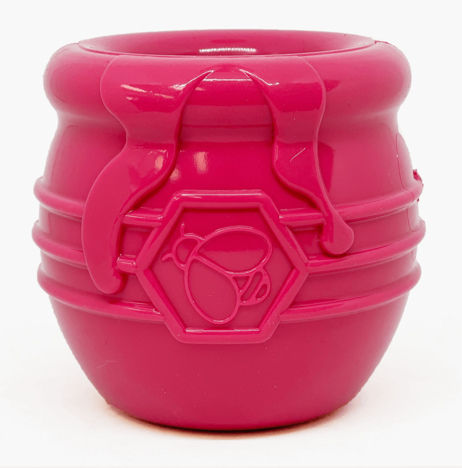 Grand distributeur de friandises en pot de miel PUP-X Sodapup jouet pour chien