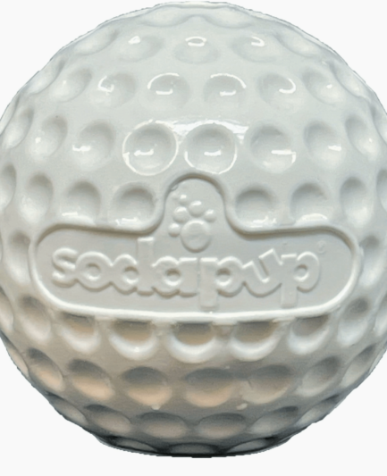 Distributeur de friandises en caoutchouc pour balles de golf et jouet d'enrichissement Sodapup