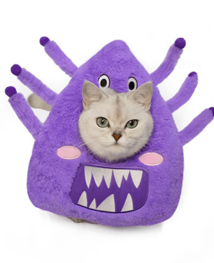 Supwow collerette collier pour animaux de compagnie Fluffly monster