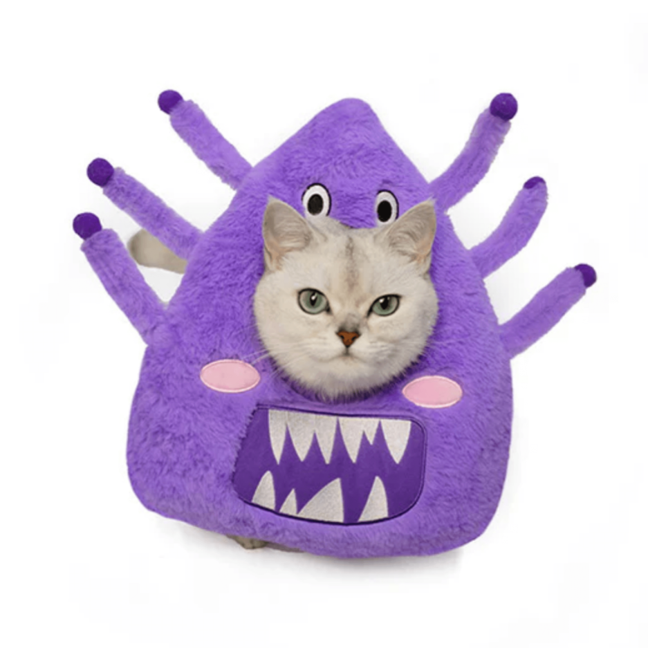 Supwow collerette collier pour animaux de compagnie Fluffly monster