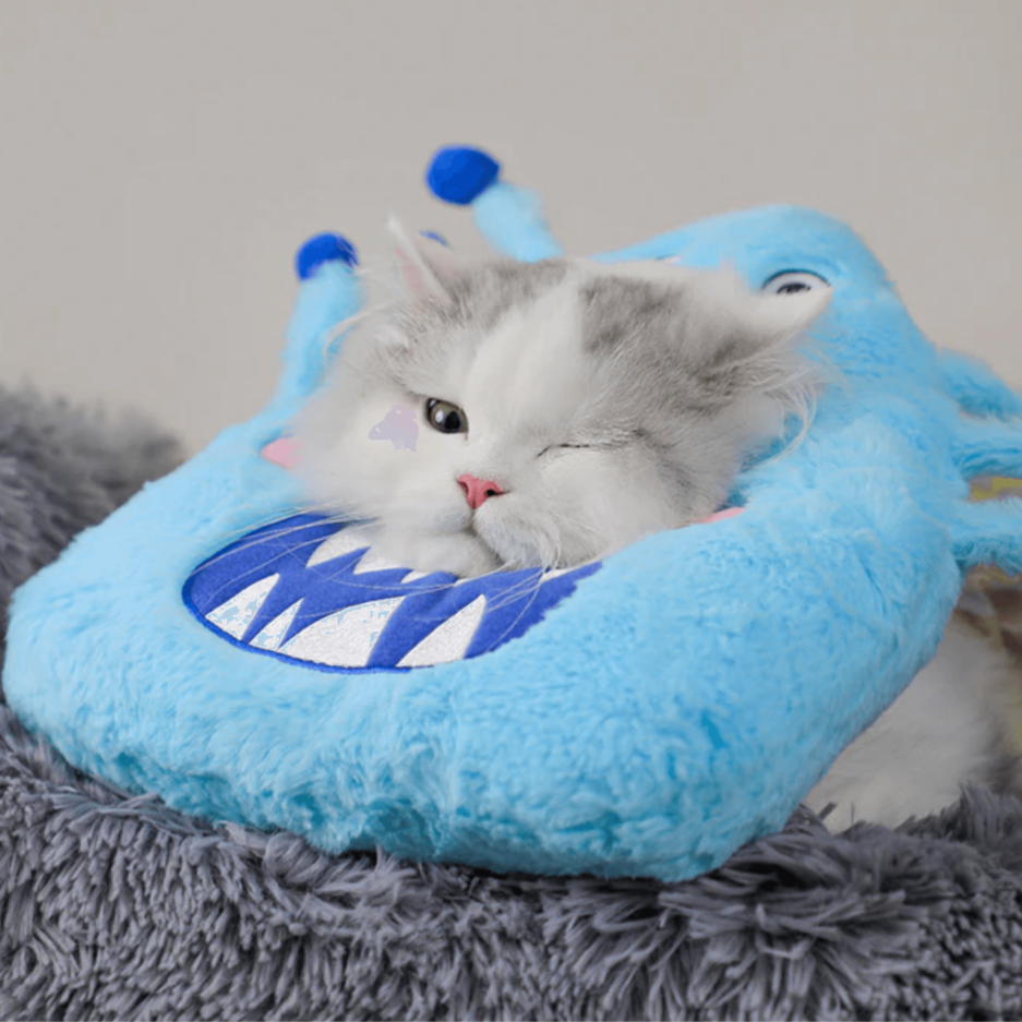 Supwow collerette collier pour animaux de compagnie Fluffly monster