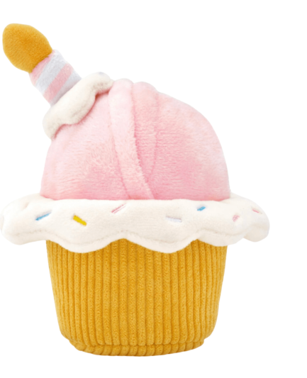 Peluche interactive Cupcake pour chien – jouet de fouille en tissu doux, conçu pour stimuler l’odorat et l’intelligence tout en offrant un moment ludique.