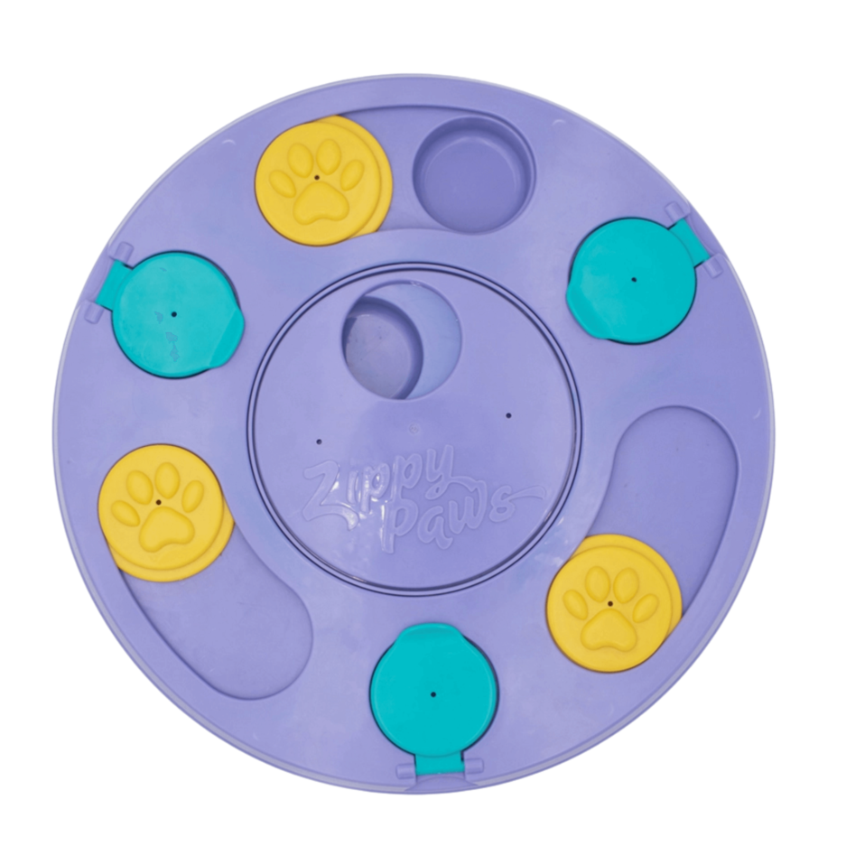 Jouet interactif pour chien - SmartyPaws Puzzler Purple - Zippypaws
