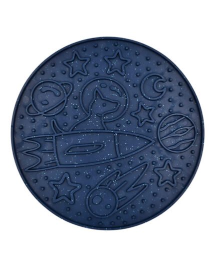 Tapis de léchage Espace en forme de planète de la marque Fiboo