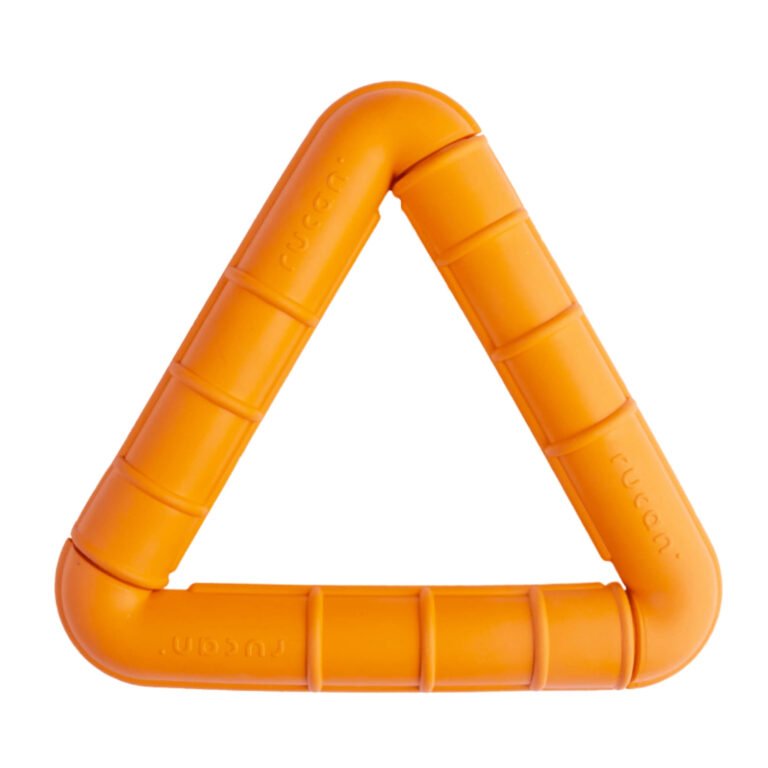 Jouet d'interaction pour chien actif Triwater Rucan, flottant en caoutchouc naturel