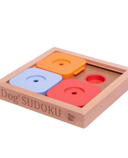 My Intelligent Dogs Jouet Chien Occupation Sudoku – Jouet Interactif Chien pour Entraînement Mental - Jeu Intelligence, Jouets pour Chiens Stimule Le Cerveau et Réduit l’Ennui - Medium Basic Color