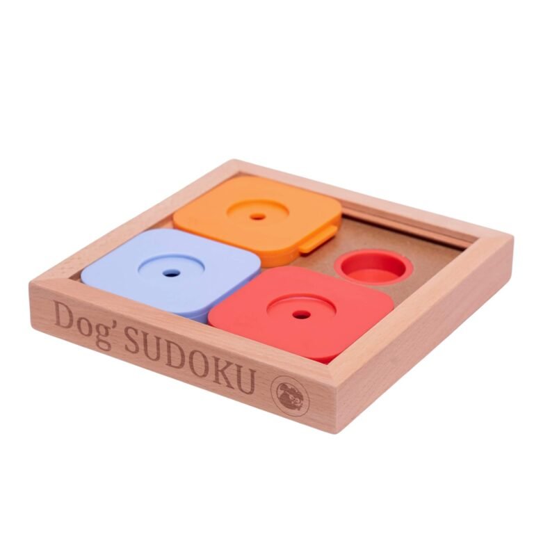 My Intelligent Dogs Jouet Chien Occupation Sudoku – Jouet Interactif Chien pour Entraînement Mental - Jeu Intelligence, Jouets pour Chiens Stimule Le Cerveau et Réduit l’Ennui - Medium Basic Color