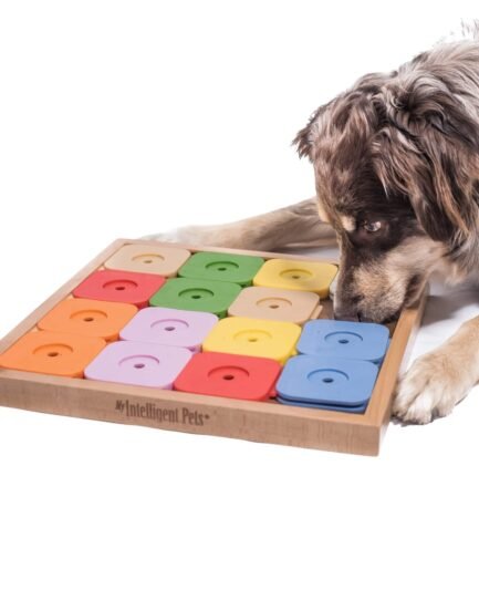 My Intelligent Dogs Jouet Chien Occupation Sudoku – Jouet Interactif Chien pour Entraînement Mental - Jeu Intelligence, Jouets pour Chiens Stimule Le Cerveau et Réduit l’Ennui - Genie Color