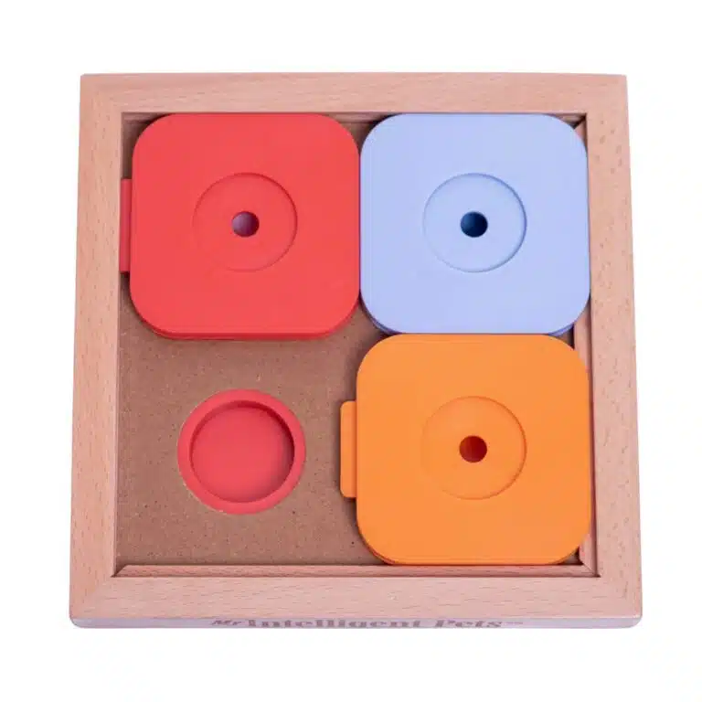 My Intelligent Dogs Jouet Chien Occupation Sudoku – Jouet Interactif Chien pour Entraînement Mental - Jeu Intelligence, Jouets pour Chiens Stimule Le Cerveau et Réduit l’Ennui - Medium Basic Color