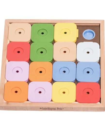 My Intelligent Dogs Jouet Chien Occupation Sudoku – Jouet Interactif Chien pour Entraînement Mental - Jeu Intelligence, Jouets pour Chiens Stimule Le Cerveau et Réduit l’Ennui - Genie Color