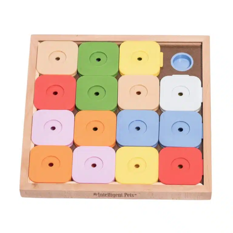 My Intelligent Dogs Jouet Chien Occupation Sudoku – Jouet Interactif Chien pour Entraînement Mental - Jeu Intelligence, Jouets pour Chiens Stimule Le Cerveau et Réduit l’Ennui - Genie Color