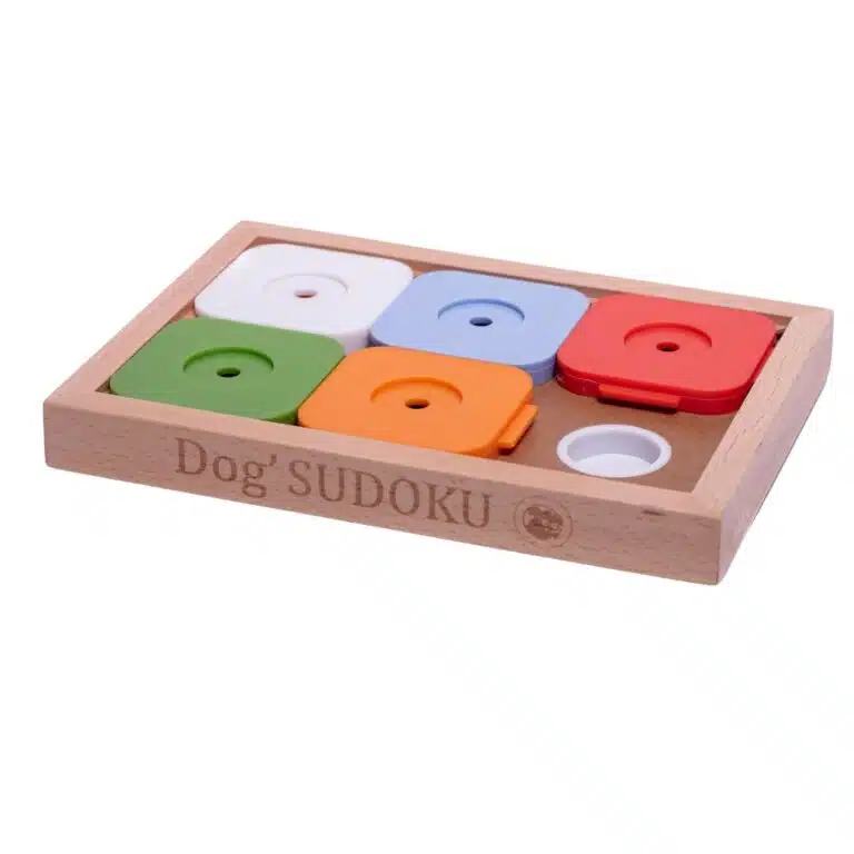 My Intelligent Dogs Jouet Chien Occupation Sudoku – Jouet Interactif Chien pour Entraînement Mental - Jeu Intelligence, Jouets pour Chiens Stimule Le Cerveau et Réduit l’Ennui - Medium Advanced Color