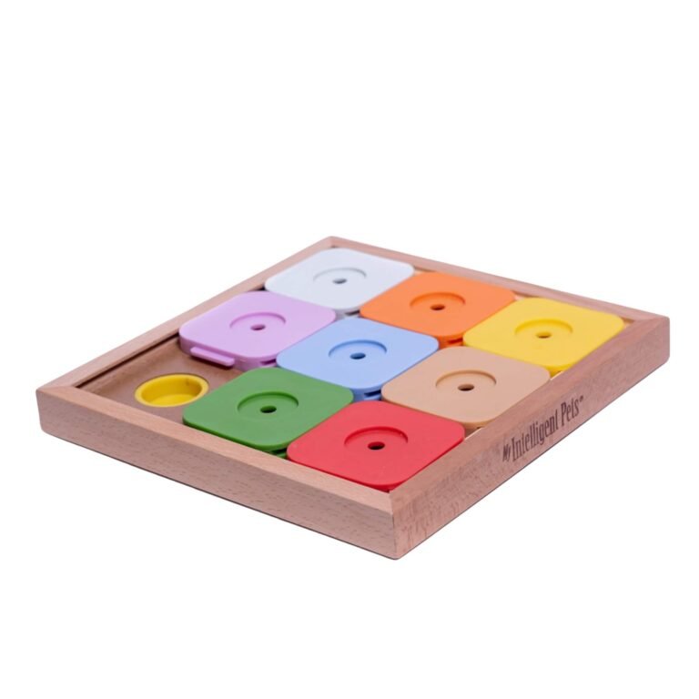 My Intelligent Dogs Jouet Chien Occupation Sudoku – Jouet Interactif Chien pour Entraînement Mental - Jeu Intelligence, Jouets pour Chiens Stimule Le Cerveau et Réduit l’Ennui - Medium Rainbow