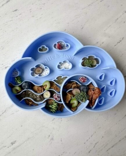 Gamelle anti-glouton pour chien, jouet d'enrichissement pour chiot, pour soulager le stress et l'anxiété de l'animal, Silicone de qualité alimentaire de Ollie b. good, alimentation lente pour chien, mangeoire lente pour chien