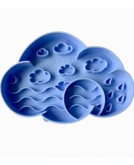 Gamelle anti-glouton pour chien, jouet d'enrichissement pour chiot, pour soulager le stress et l'anxiété de l'animal, Silicone de qualité alimentaire de Ollie b. good, alimentation lente pour chien, mangeoire lente pour chien