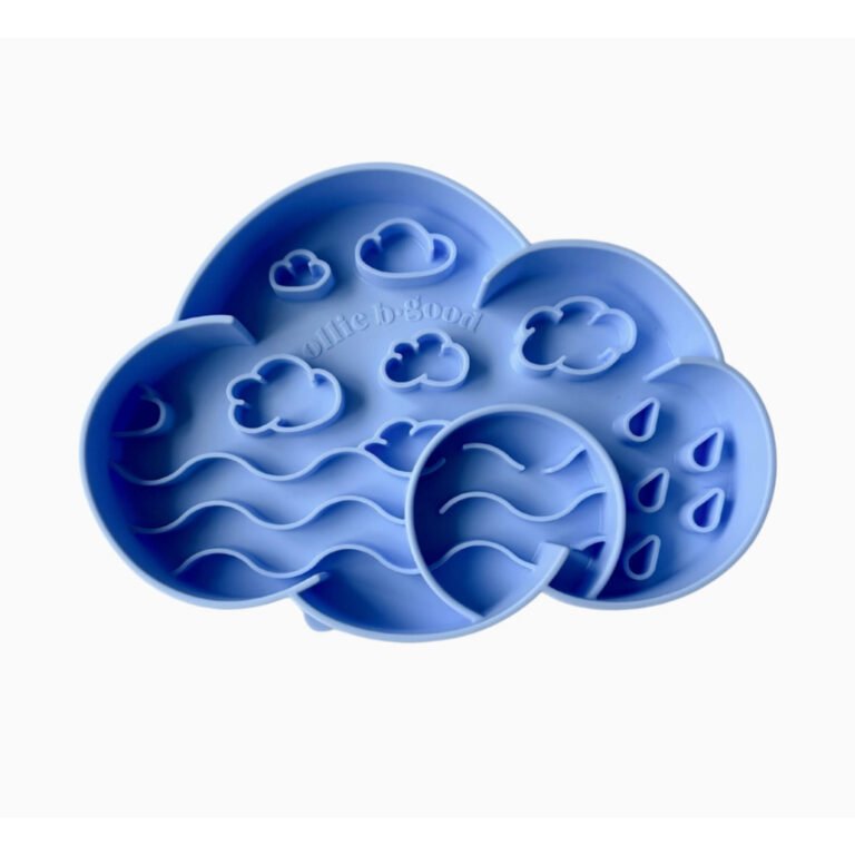 Gamelle anti-glouton pour chien, jouet d'enrichissement pour chiot, pour soulager le stress et l'anxiété de l'animal, Silicone de qualité alimentaire de Ollie b. good, alimentation lente pour chien, mangeoire lente pour chien