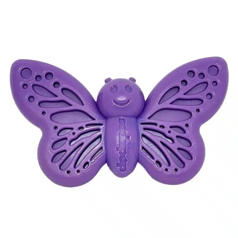 Papillon à mâcher chien ultra-résistant pour l'enrichissement canin et l'hygiène dentaire chien.