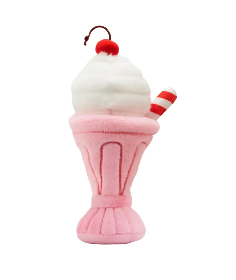 Jouet interactif pour chien en forme de milkshake