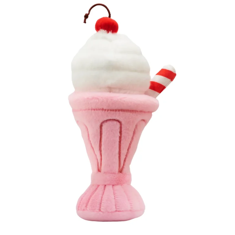 Jouet interactif pour chien en forme de milkshake