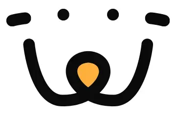 logo Wyatt Toys en forme de tête de chien