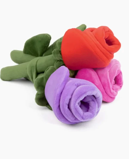 Jouet interactif chien Bouquet de roses