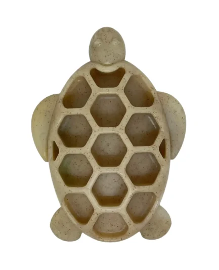 Jouet à garnir pour chien en forme de tortue : l'alternative ultra-résistante au tapis de léchage classique.