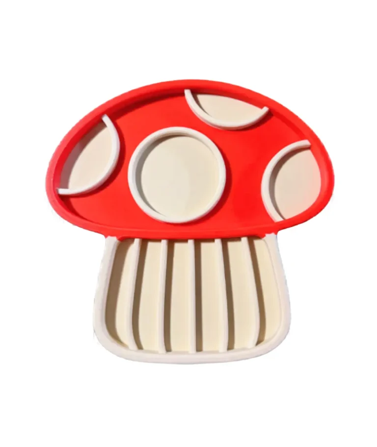 gamelle pour chien glouton en forme de champignon